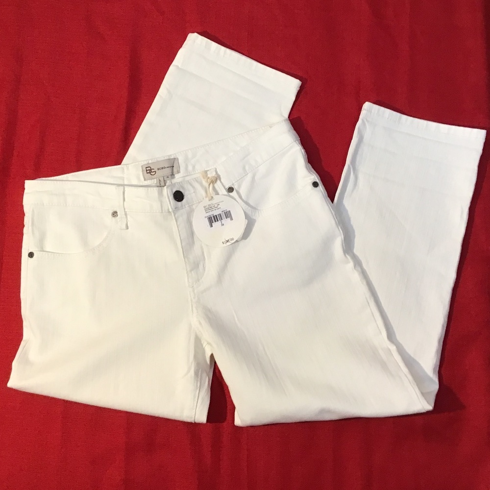 BCBGeneration White Botfriend Pants